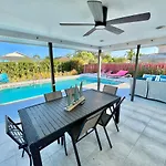 Aqua Blue! Only 1 Mile To The Beach! Heated Pool, Fenced In Yard & Pet Friendly!