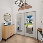 Tranquil Beachy Boho Pool Home, 5Mi Beach, 4 Bedroom 3 Bath