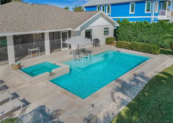 Spacious Pool Home Near Beach With Backyard Oasis