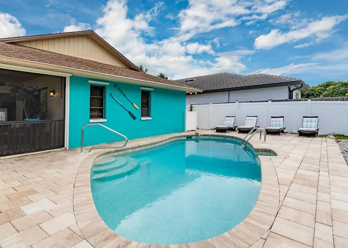 Private Pool Sunroom Beach Escape At Manatee