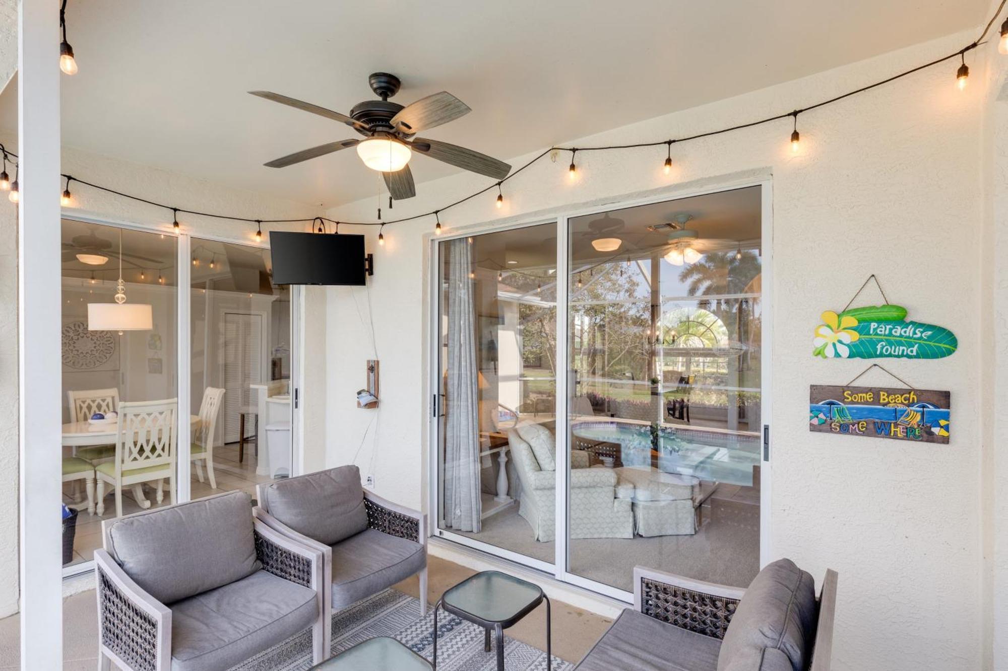 Private Pool Pond Views Bonus Lounge In Gated Community Drive To Dining * Naples