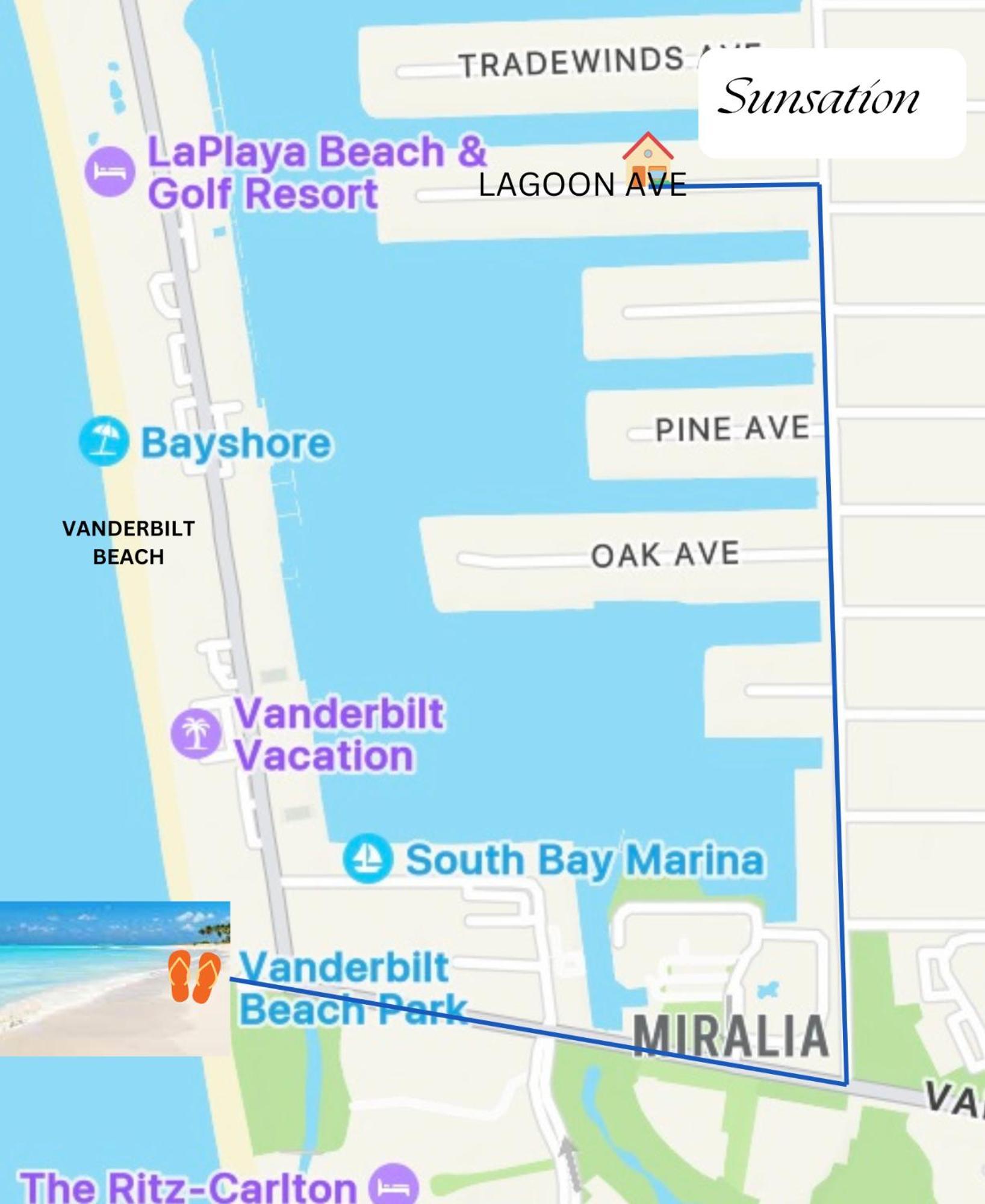 Sunsation On The Water! - Walk To Vanderbilt Beach! Salt Water Pool! Holiday home *