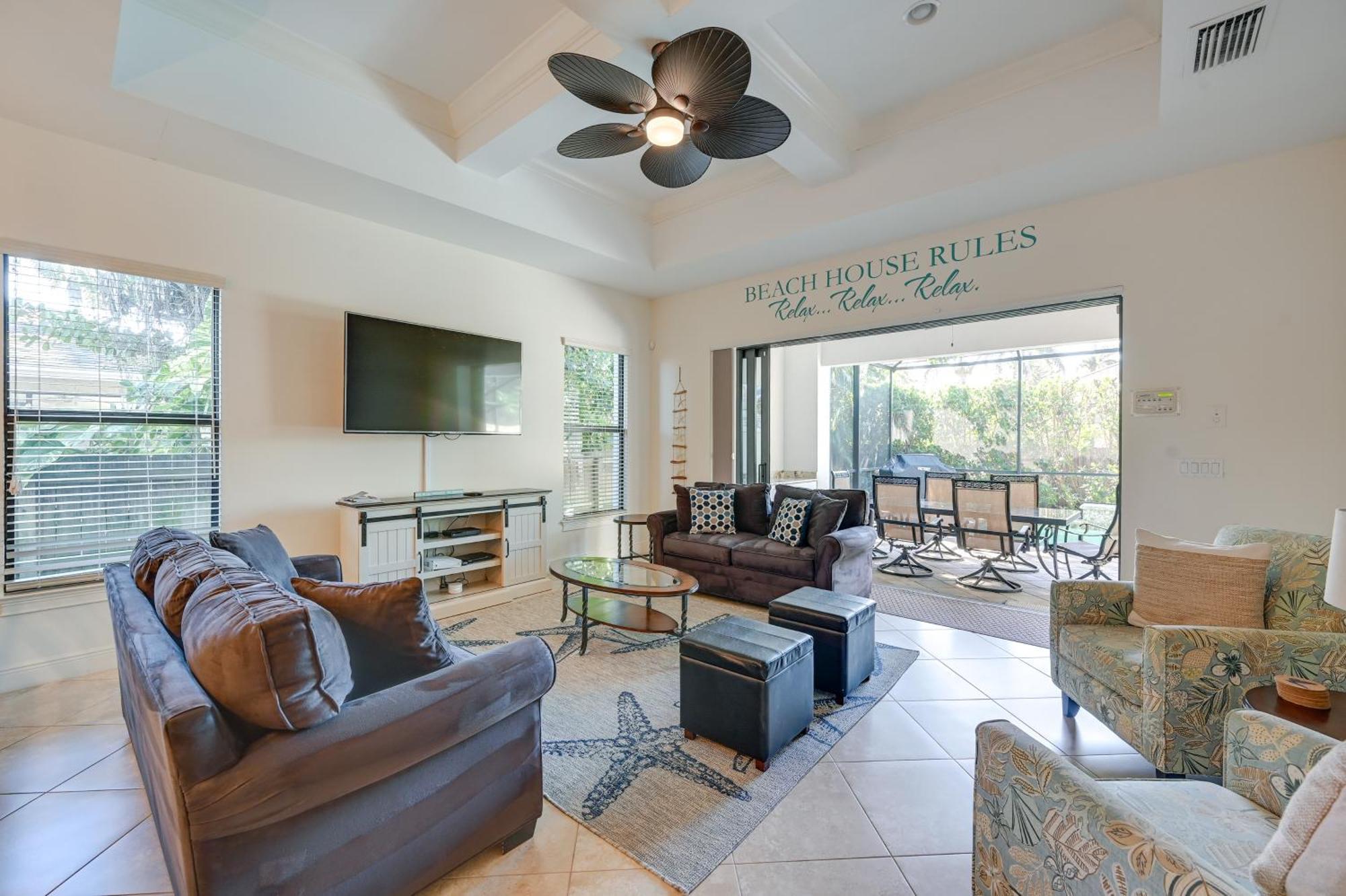 Chic Retreat With Private Heated Pool And Lanai Holiday home *